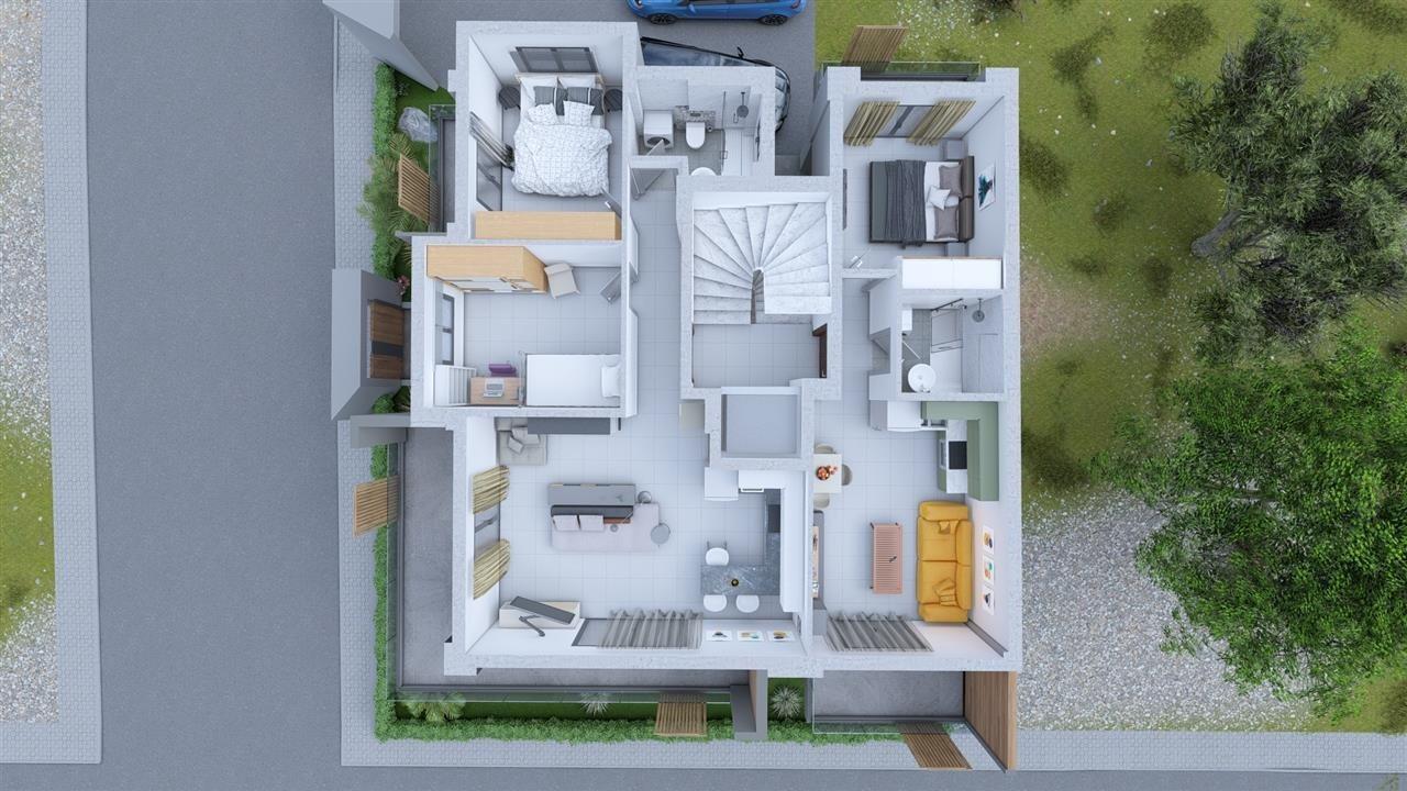 SE PRODAVA SOSEMA NOV LUX STAN NA SAMO 180m OD MORE