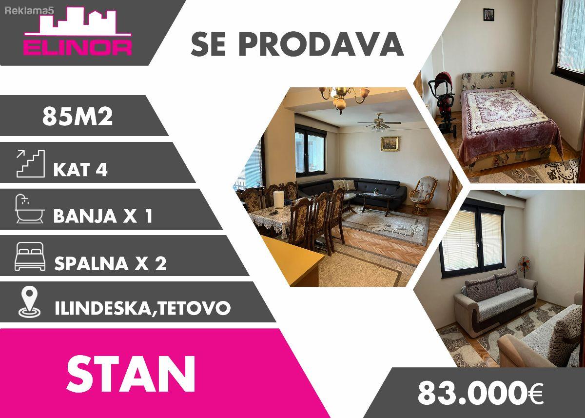 Se prodava stan na Ilindenska (Mema) vo Tetovo