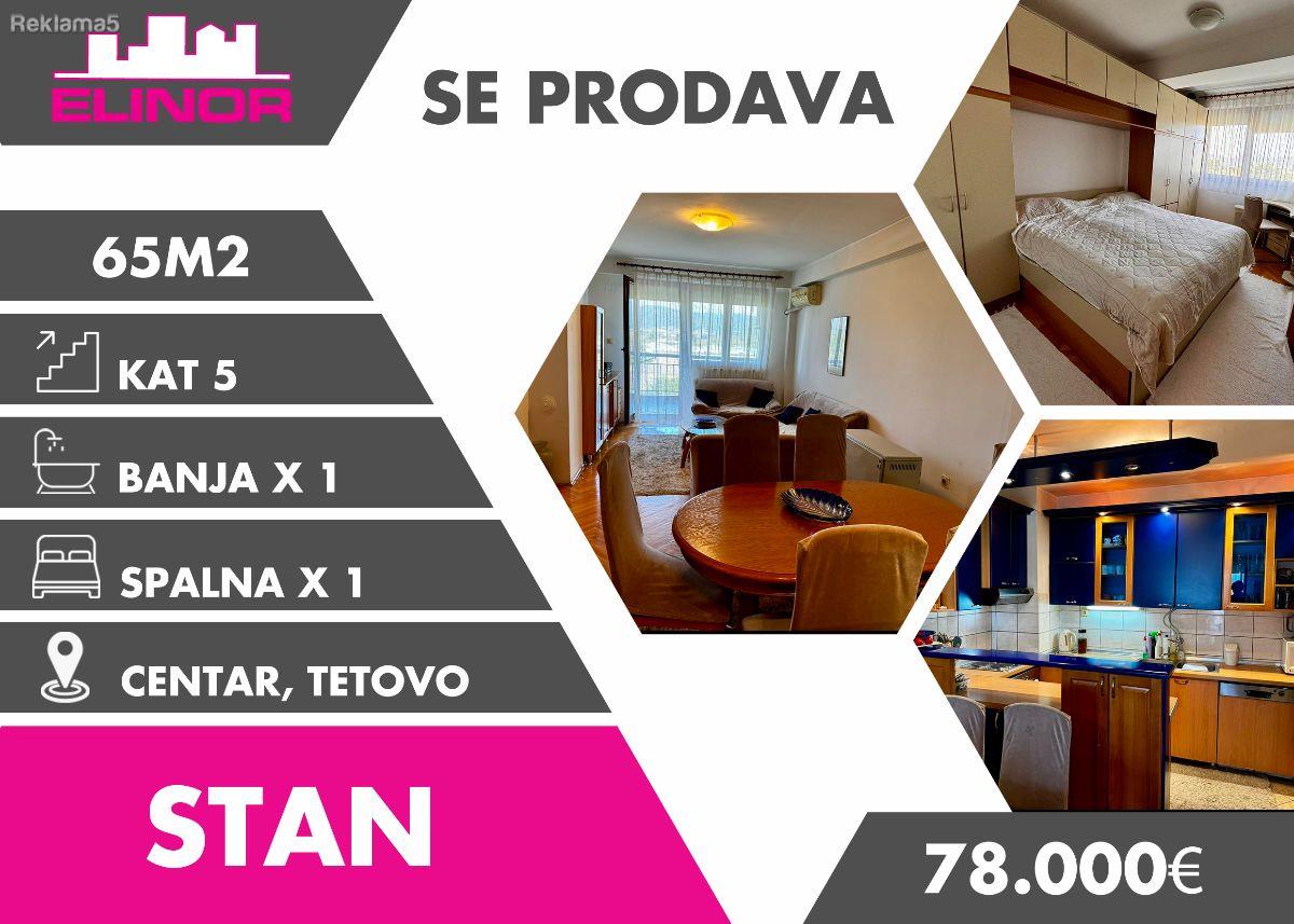 Se prodava stan vo centar vo Tetovo