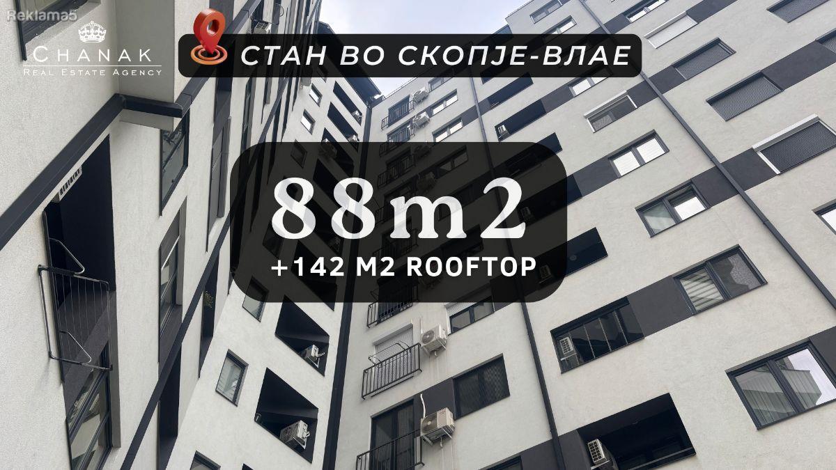Phenomenal apartment in Vlae with 3 bedrooms and rooftop 142m2
