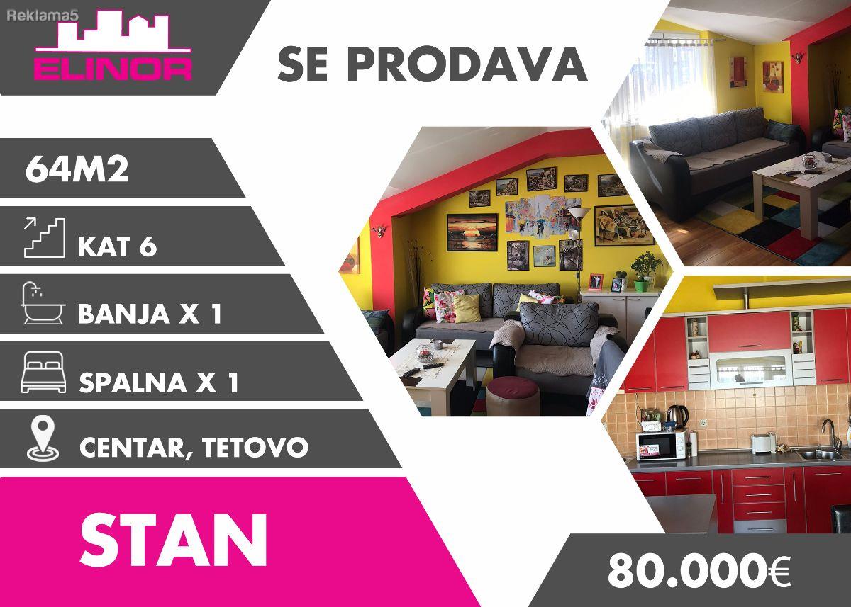 Se prodava stan vo strog centar vo Tetovo