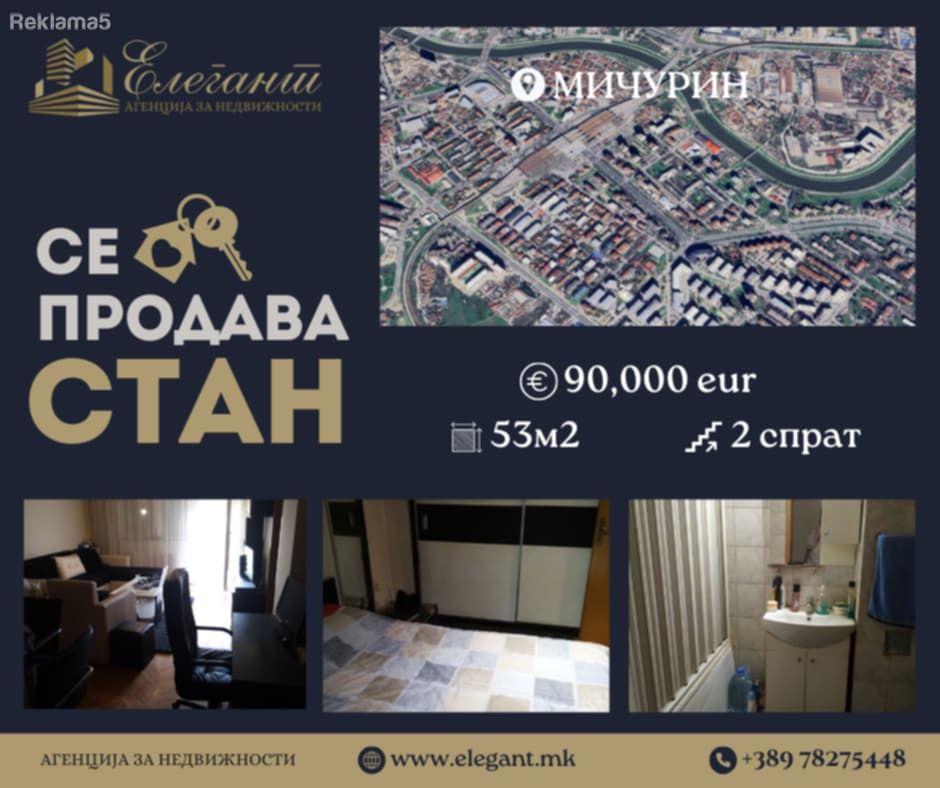 Prodavame 53m2 dvosoben stan vo Micurin.