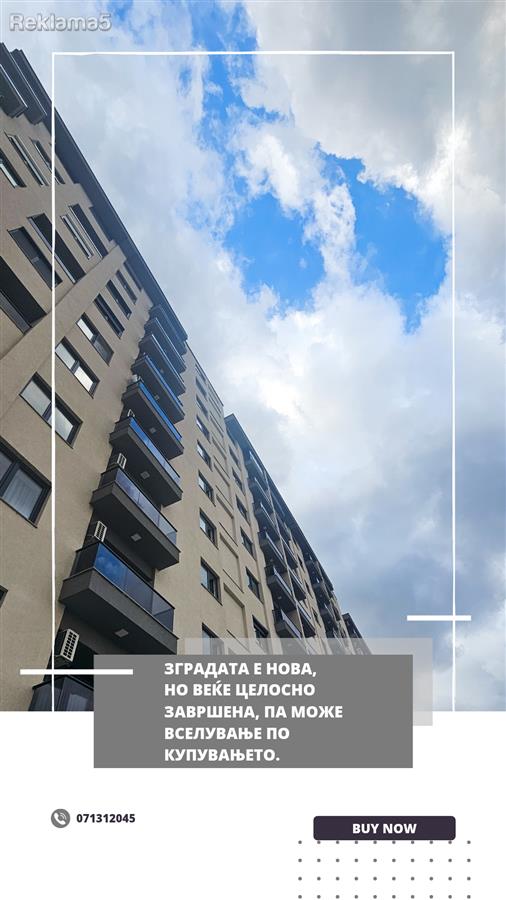 For sale – TWO-ROOM apartment 58 m² | Opposite FON | He came immediately
