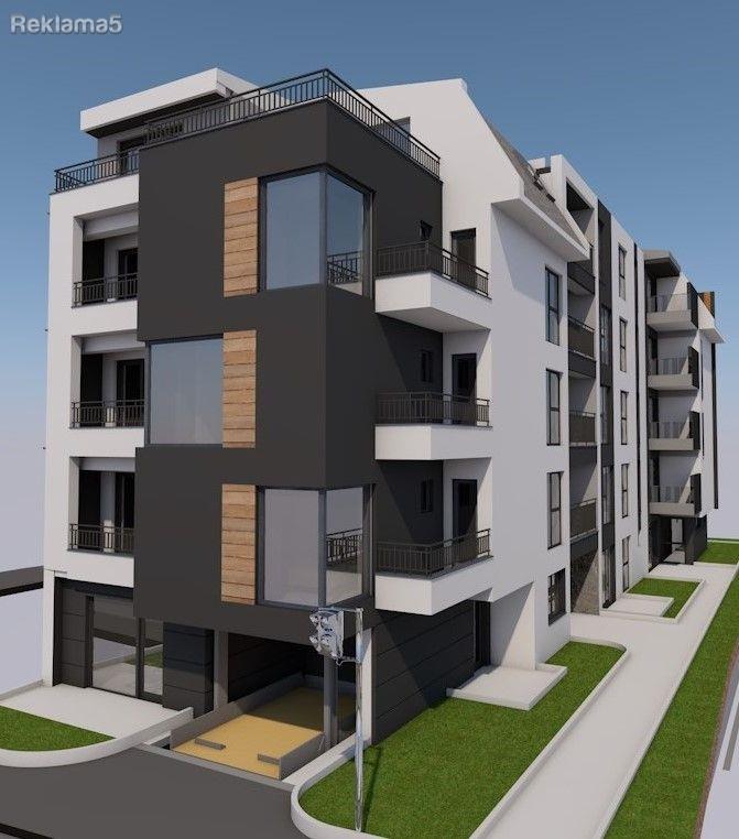 ***Capital*** Three-room apartment in Ohrid, 66 m2 with a 12 m2 terrace