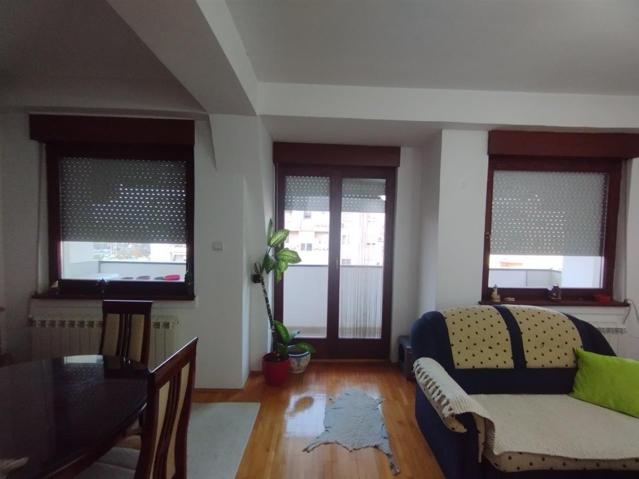 A three-room apartment with a solar collector is for rent from 01.09.