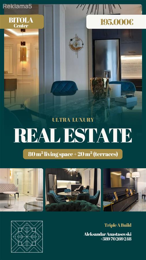 ULTRA LUXURIOUS APARTMENT IN STRONG CENTER