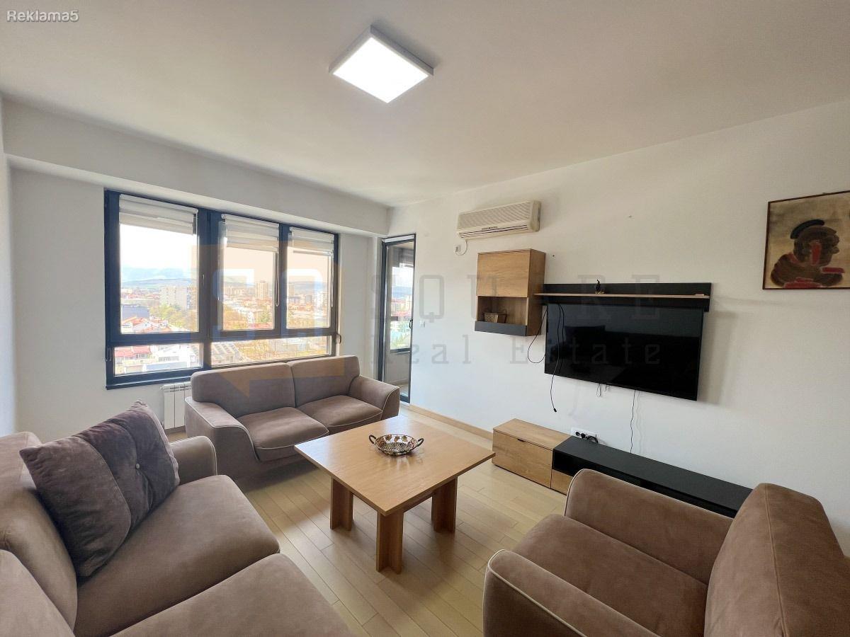 Se izdava nov namesten dvosoben 50m2 pazar Taftalidze 1