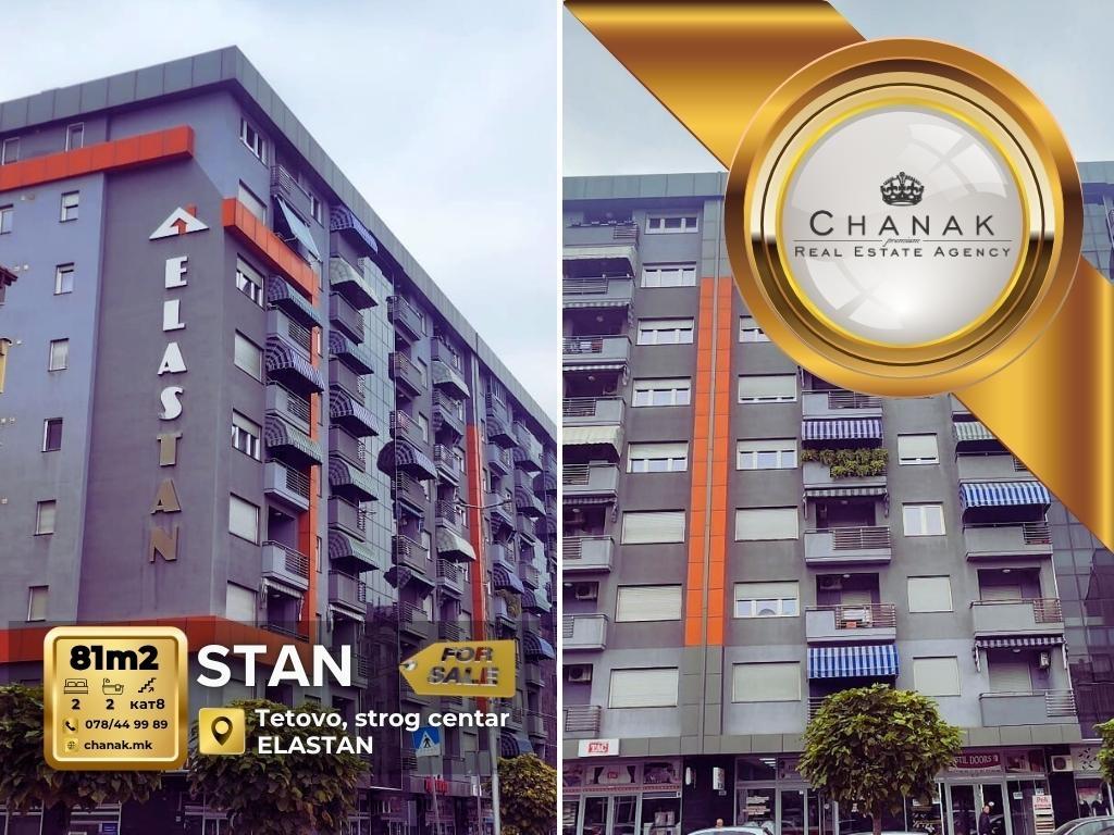 SE PRODAVA NOV,NEVSELEN STAN SO 2 SPALNI VO ELASTAN