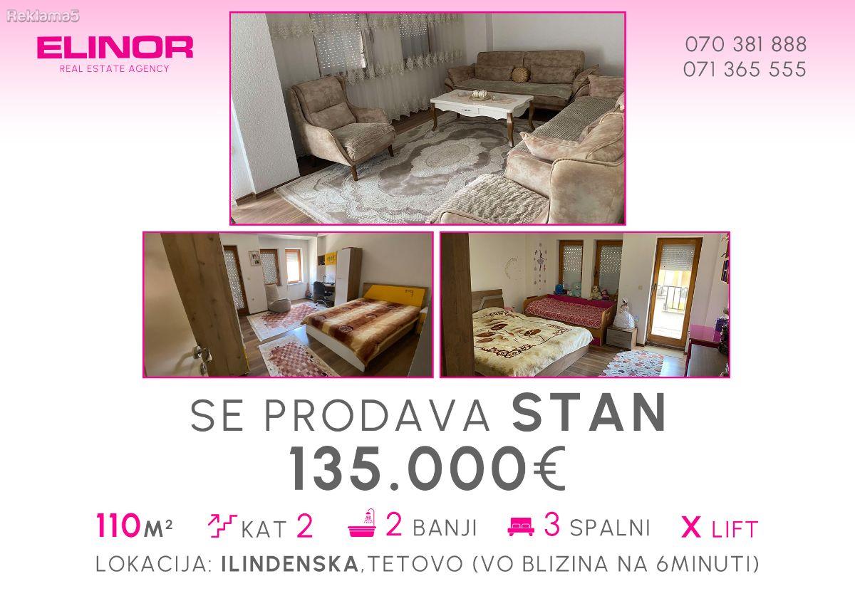 Se prodava stan na Ilindenska vo Tetovo