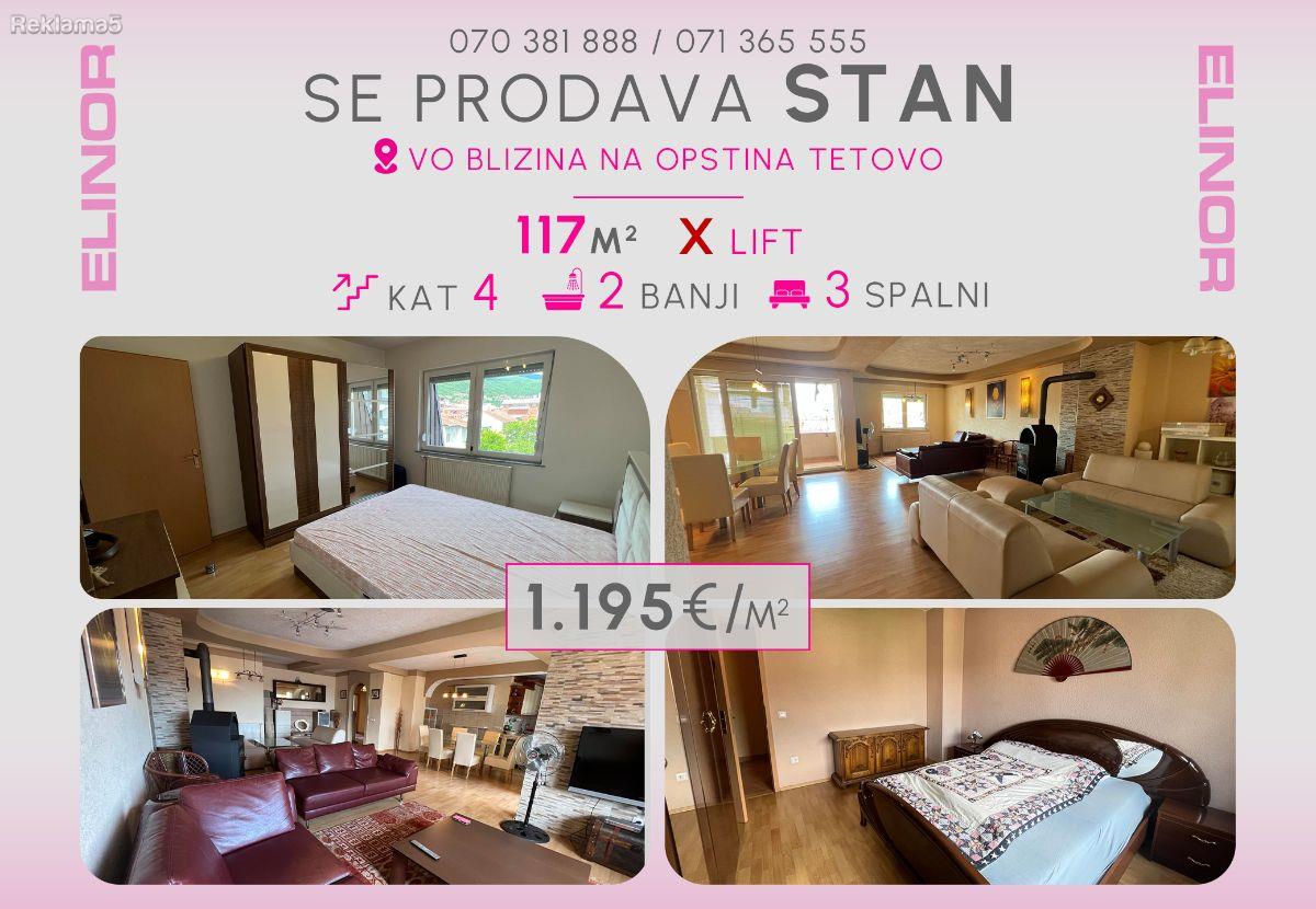 Se prodava stan vo centar vo Tetovo