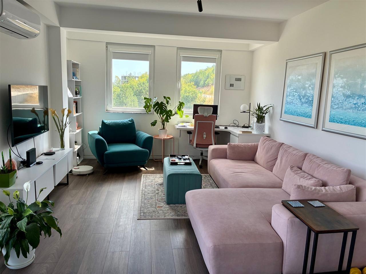 Furnished and renovated apartment of 61 m2 for sale in Sopishte