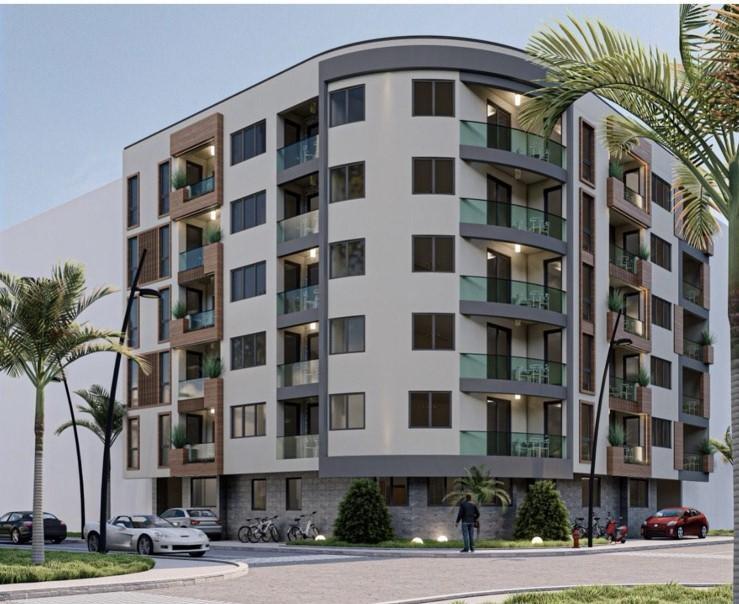 A two-room apartment in the center under construction is for sale