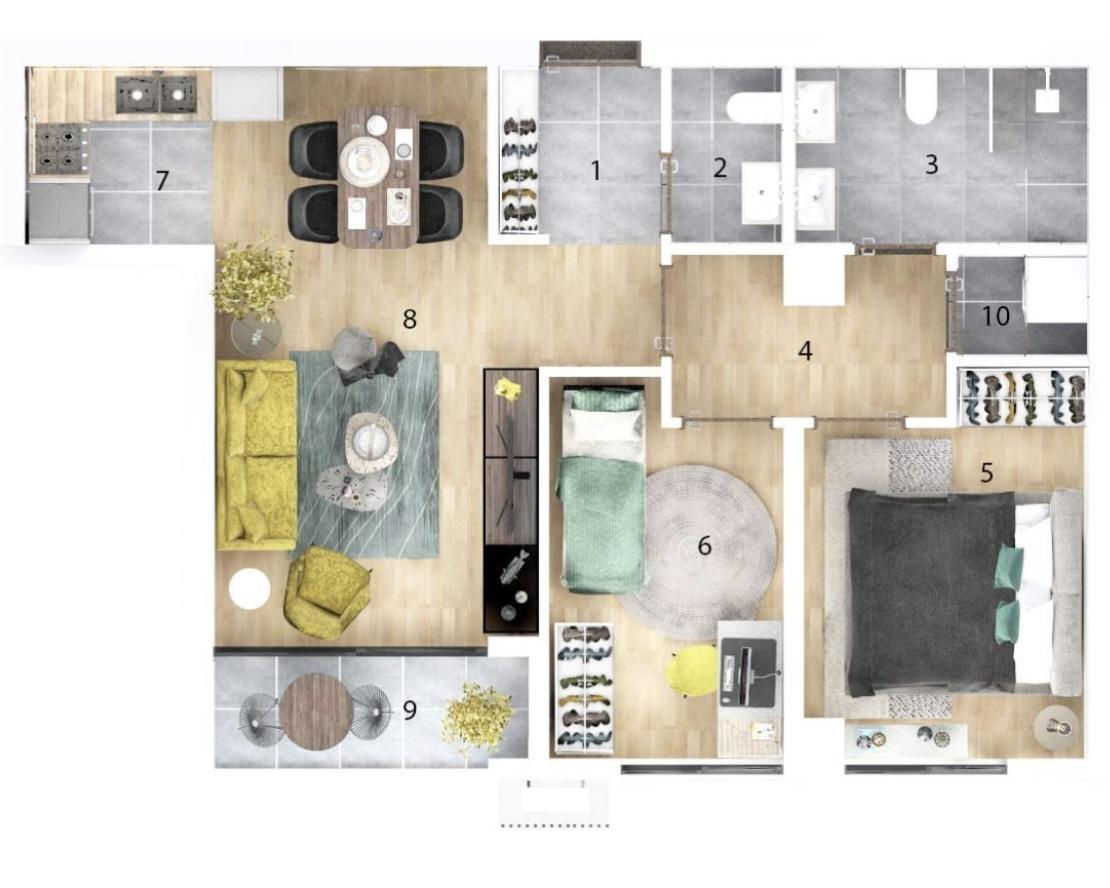 Apartment for sale in Aerodrom, Porta Superium complex