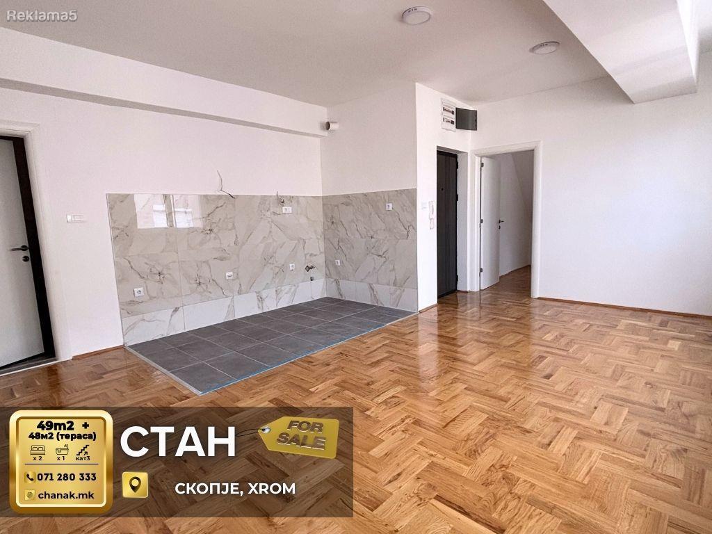 Agency Canak is selling an apartment in Hrom with a roof terrace