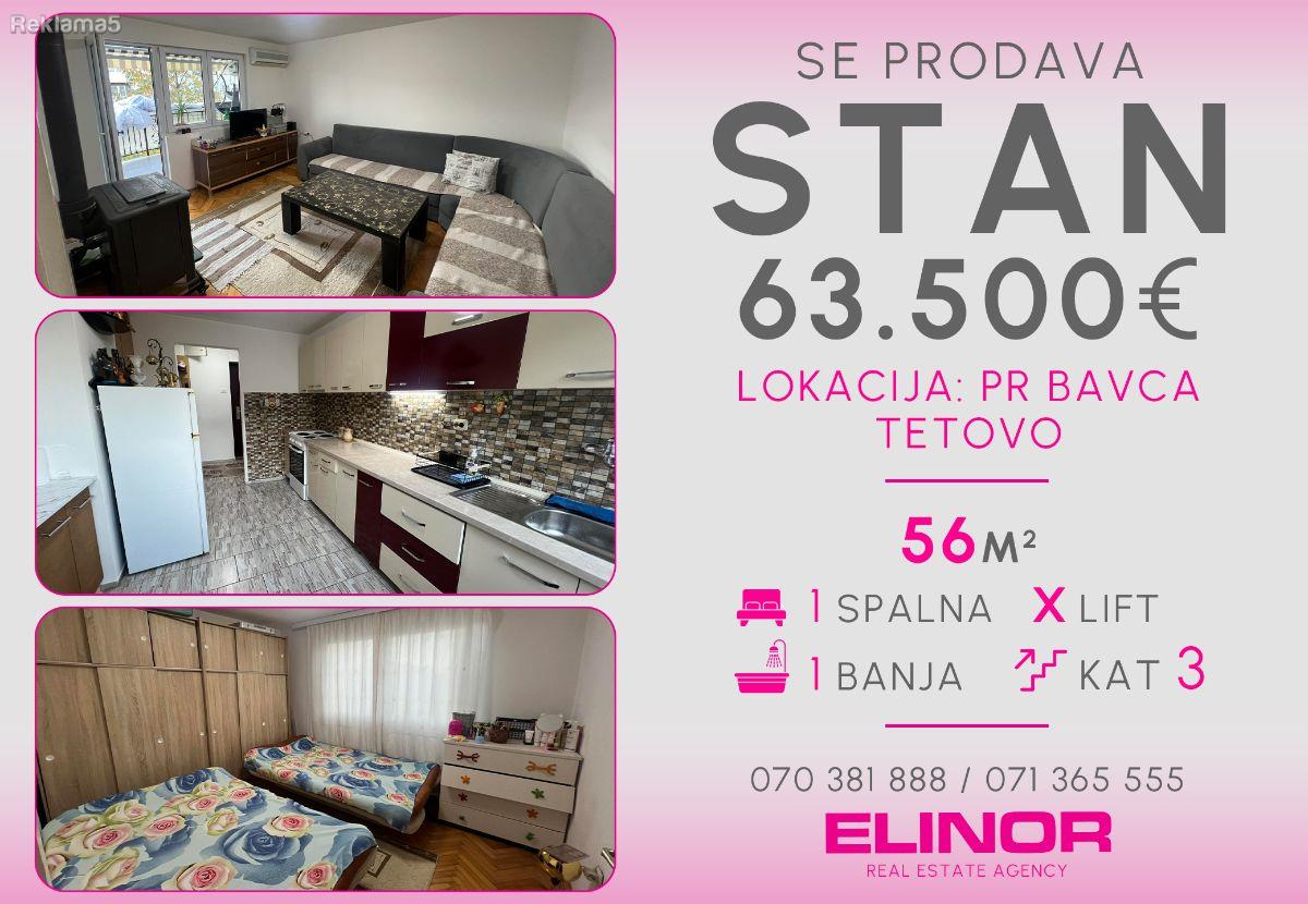 Se prodava stan vo Pr. Bavca vo Tetovo