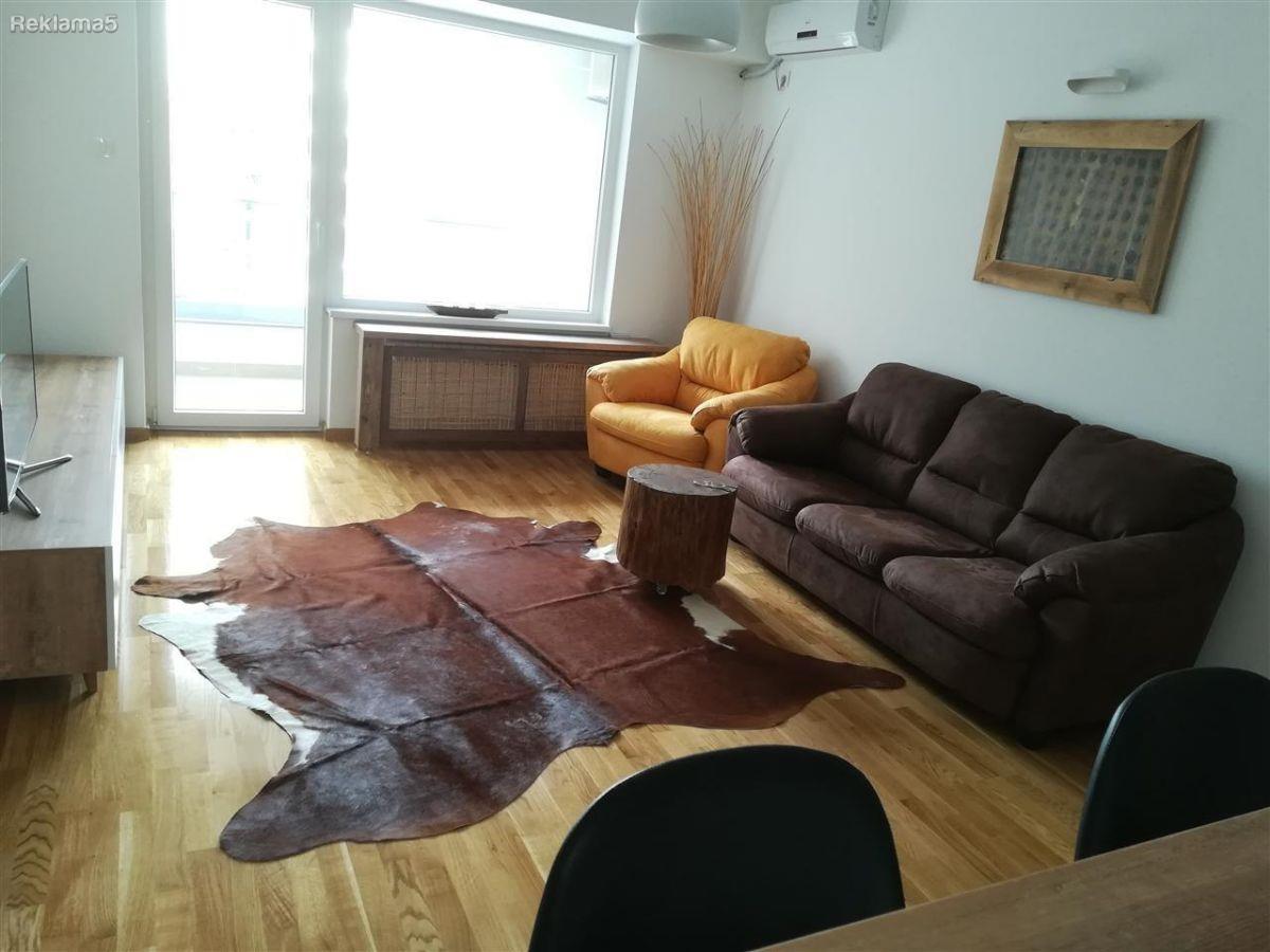 Se izdava namesten stan vo Karpos 2 64m2 so 2 spalni nov