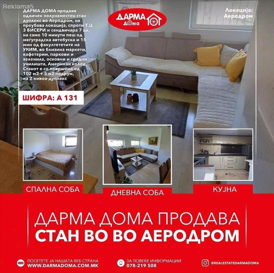 DARMA DOMA is selling a duplex in AERODROM opposite T.C. 3 Pearls