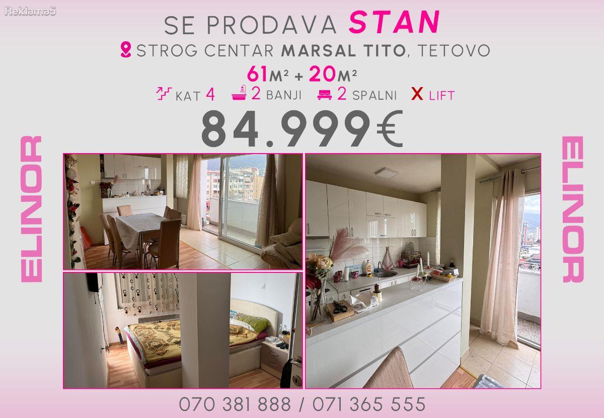 Se prodava stan vo strog centar vo Tetovo