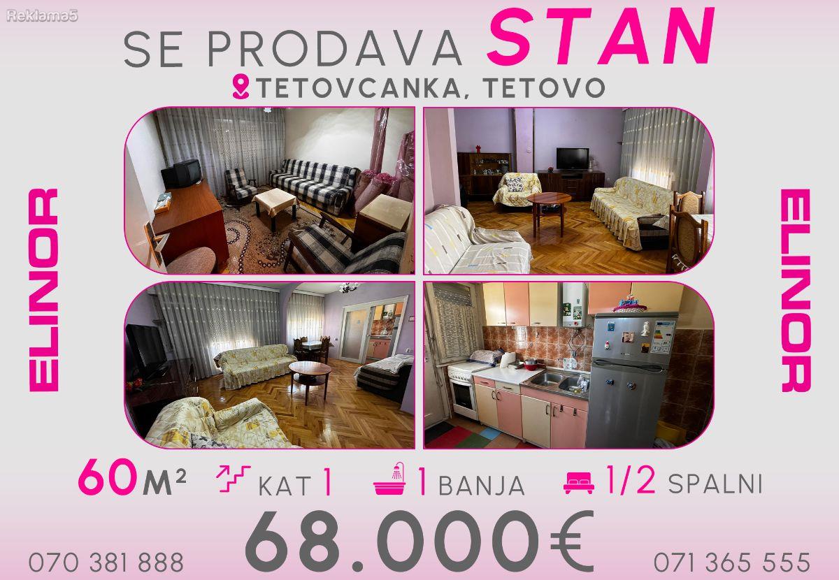 Se prodava stan vo Tetovcanka vo Tetovo