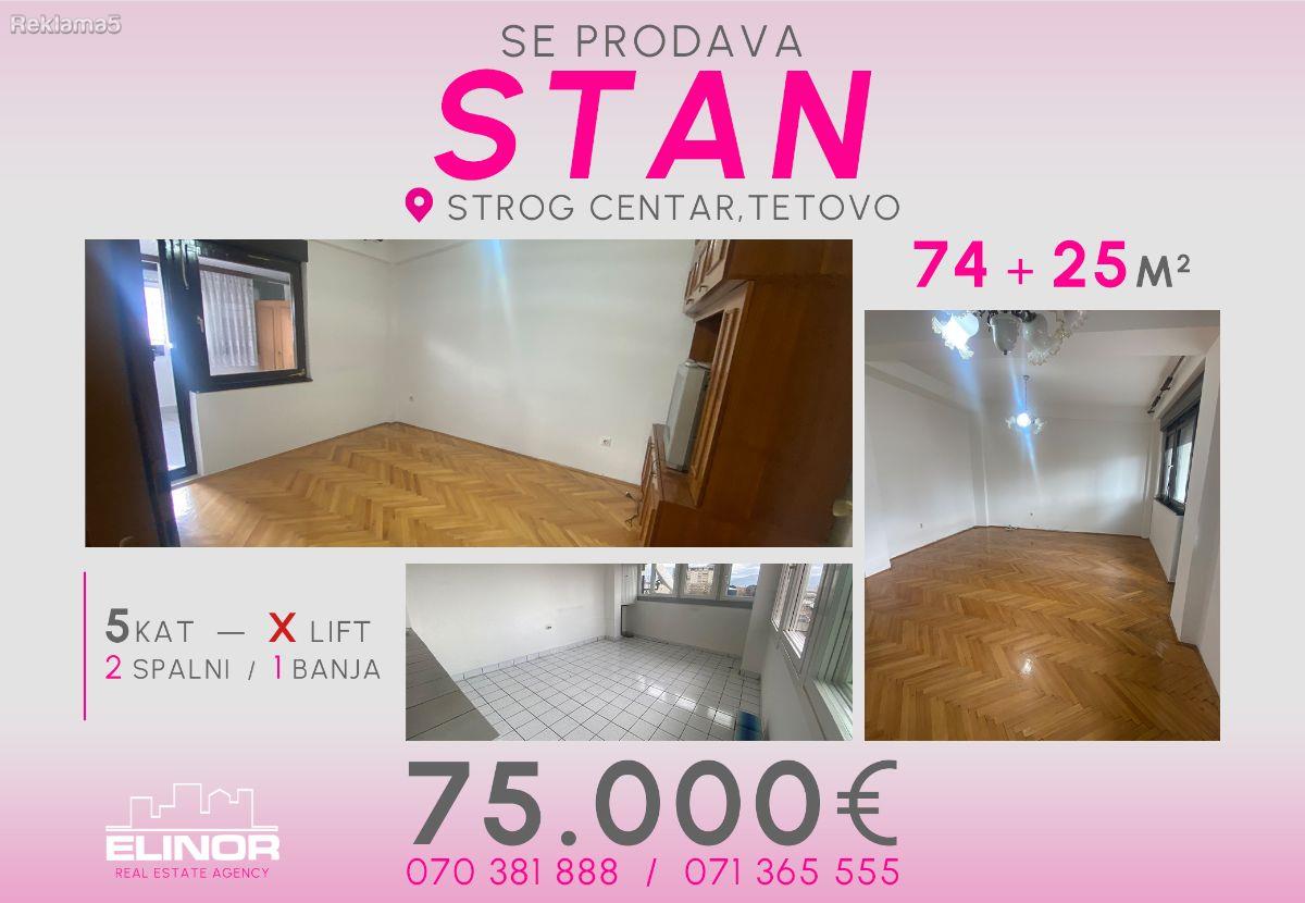 Se prodava stan vo centar vo Tetovo