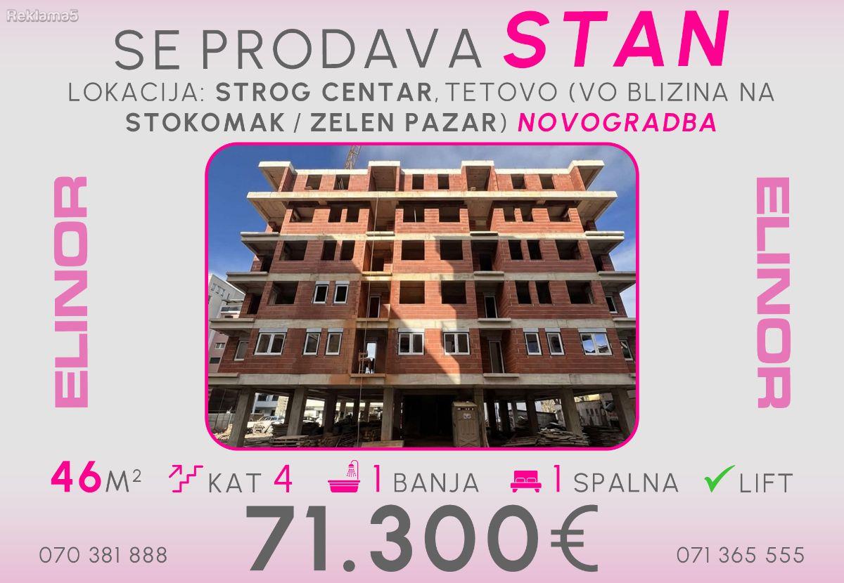 Se prodava stan vo strog centar vo Tetovo