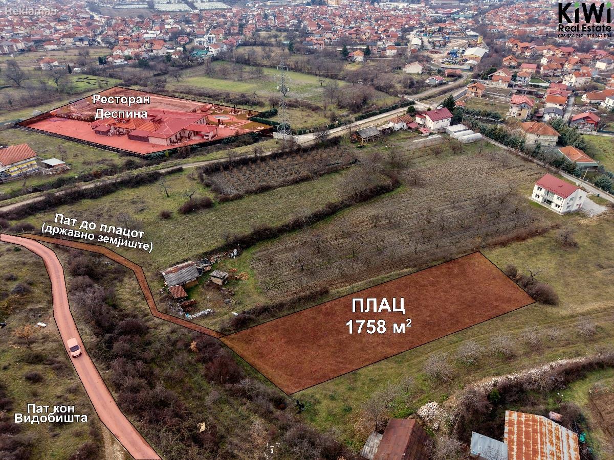 KiWi Real Estate Plot for sale next to Rs. Land area 1758m²