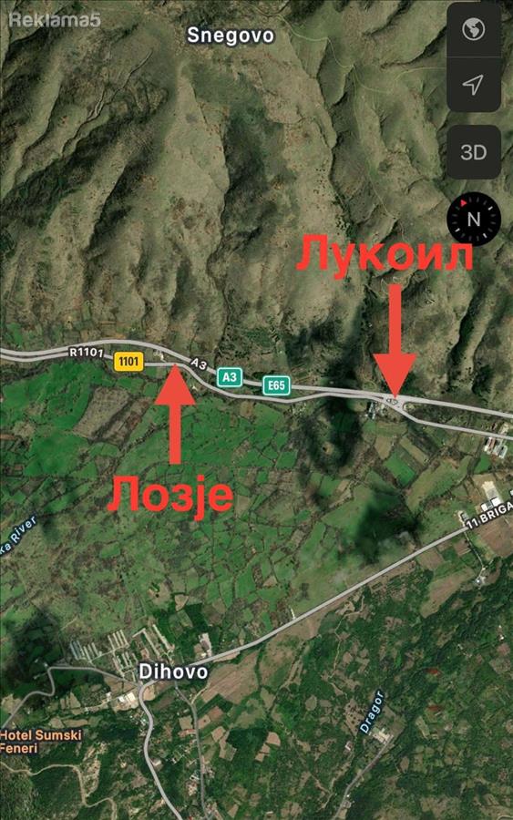 Plot above Lukoil for sale