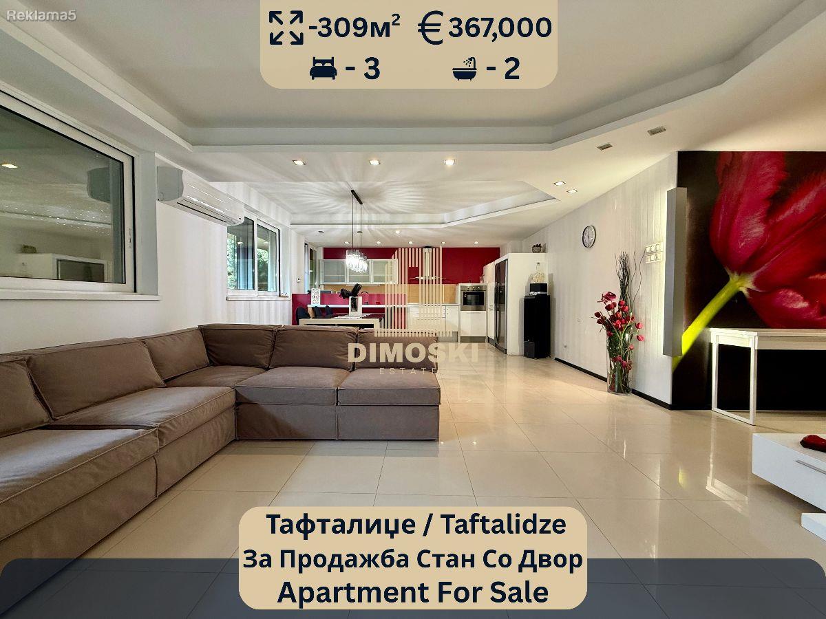 TAFTALIJE - APARTMENT ON 3 LEVELS WITH A YARD | 309m²