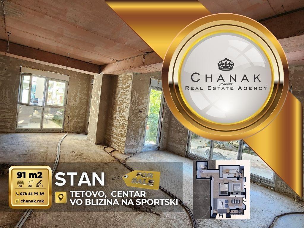STAN VO GRADBA SO 2 SPALNI NA KAT 1 SPROTI SPORTSKI CENTAR