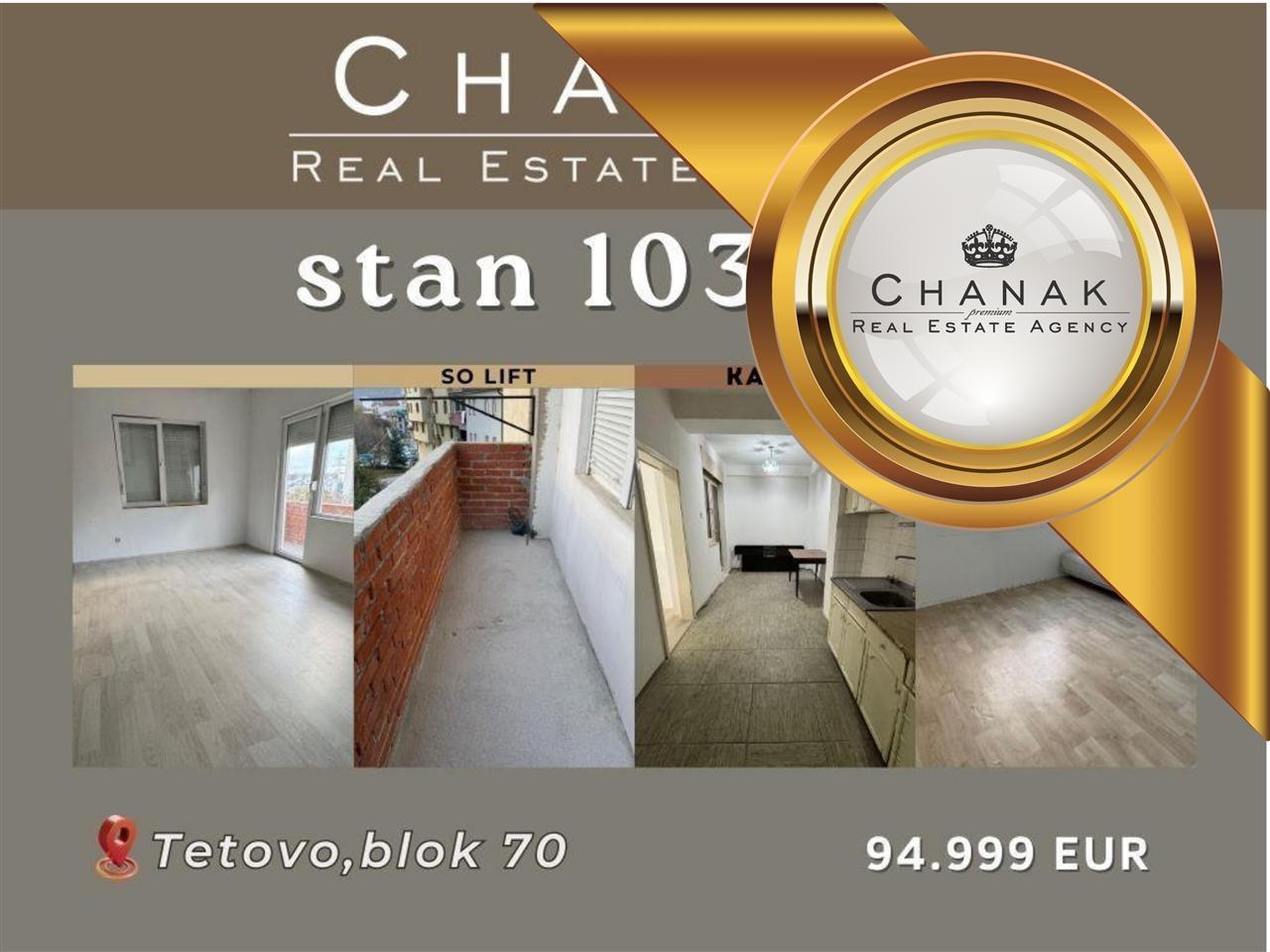 Se prodava stan 103m2 vo blok 70