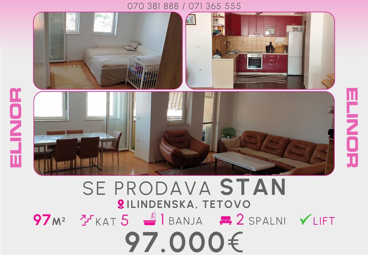 Se prodava stan na Ilindenska vo Tetovo