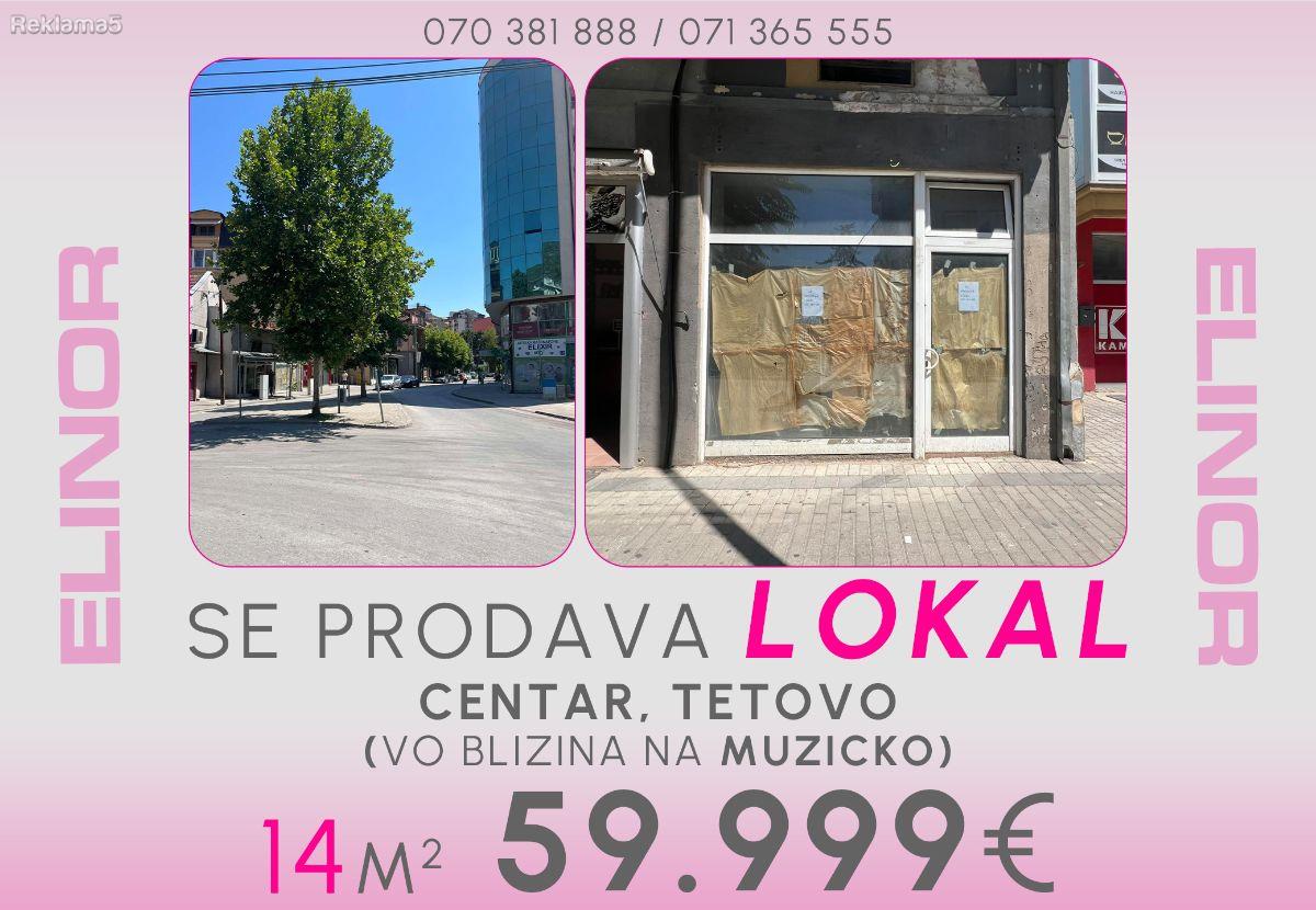 Se prodava lokal vo Centar, vo Tetovo