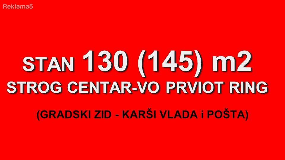 STAN 130 + 15m2 in the CENTER and VLADA on RM and KALE