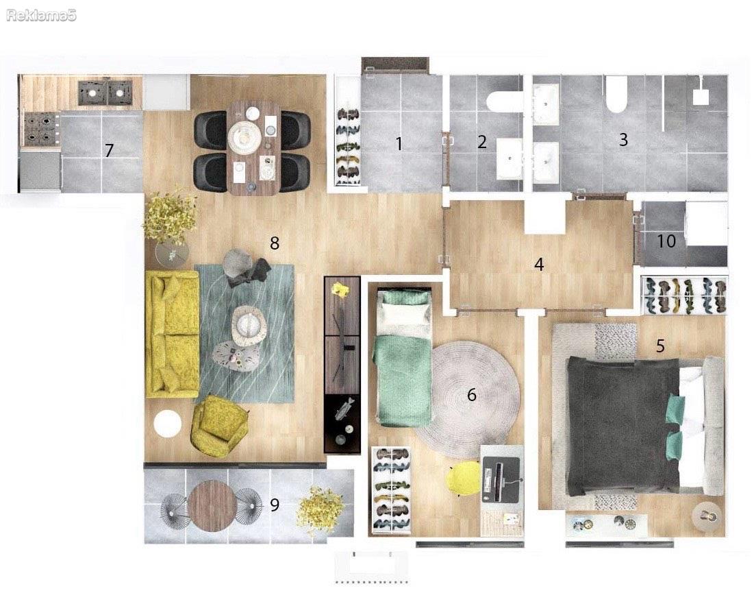 Apartment for sale in Aerodrom, Porta Superium complex