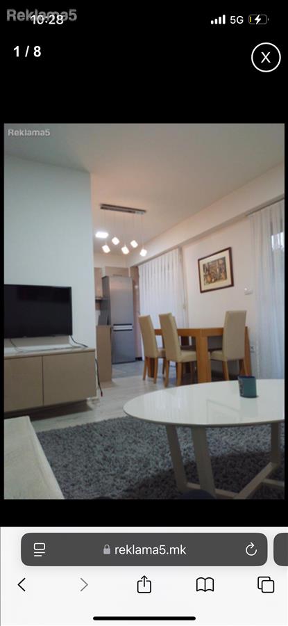 A beautiful two-room apartment with a yard in Kozle