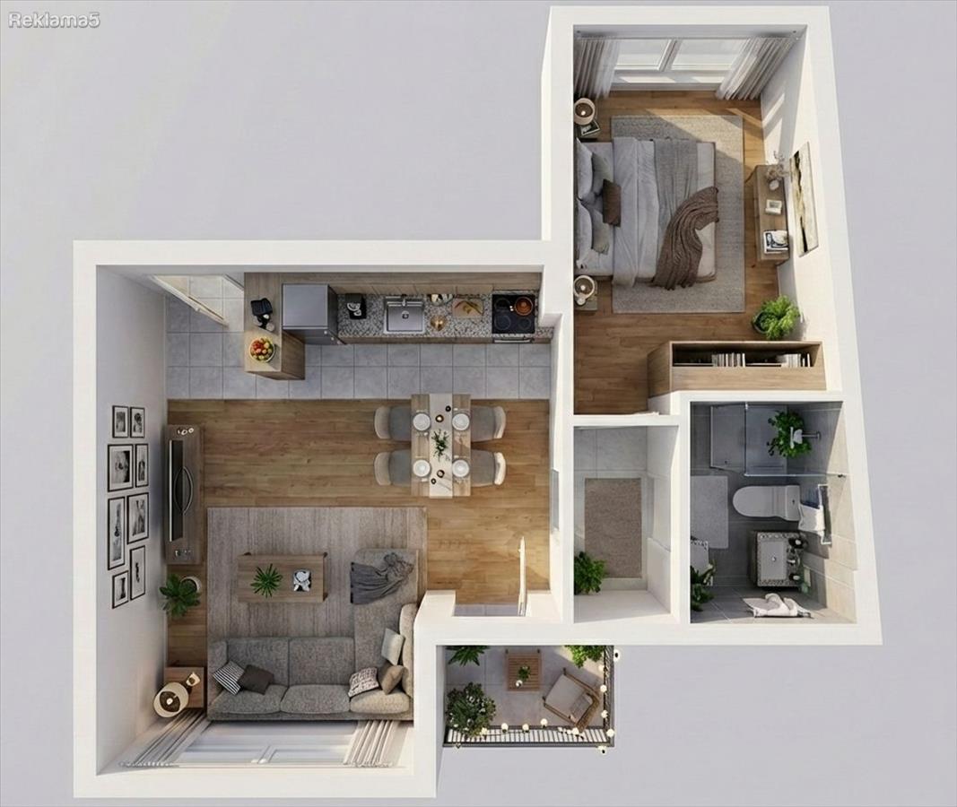 ***Capital*** New two-room apartment 47 sq m Ohrid, Center
