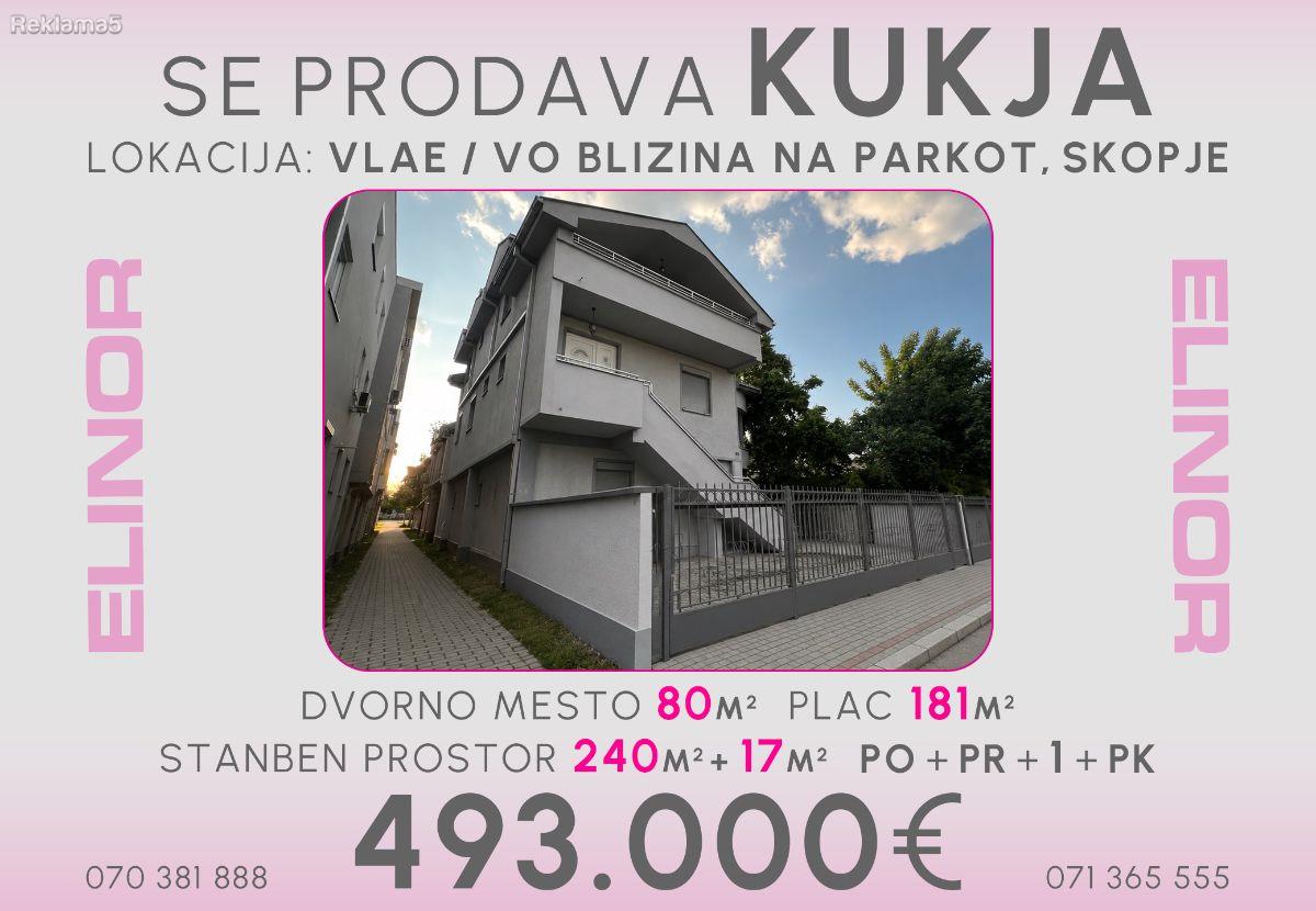 Se prodava kukja vo Vlae vo blizina na parkot, Skopje
