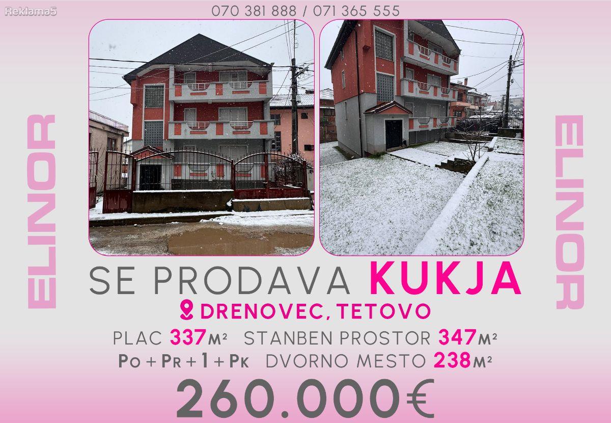Se prodava kukja vo Drenovec, Tetovo