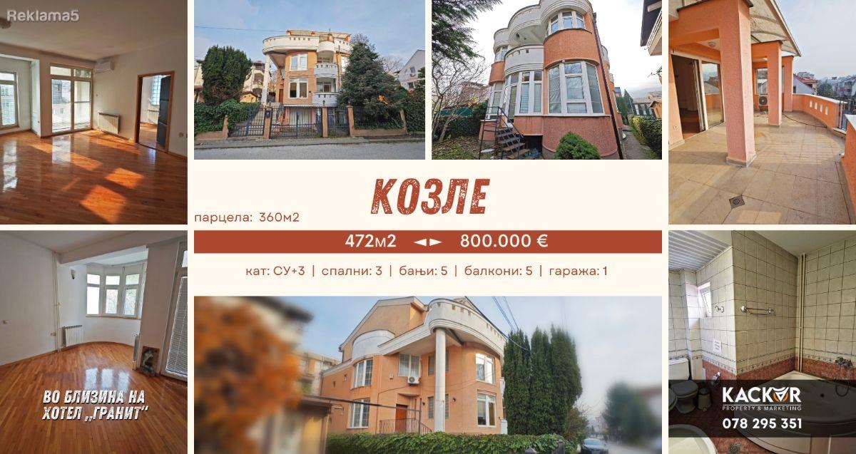 KOZLE / house 472m2 / former embassy / 3 bedrooms