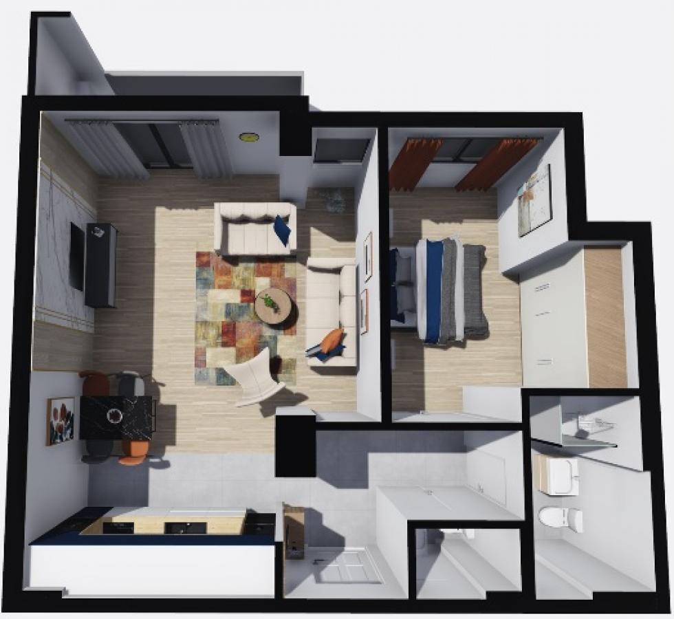 New apartment of 65.5m2 for sale in Prilep