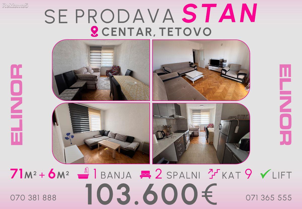 Se prodava stan vo centar vo Tetovo