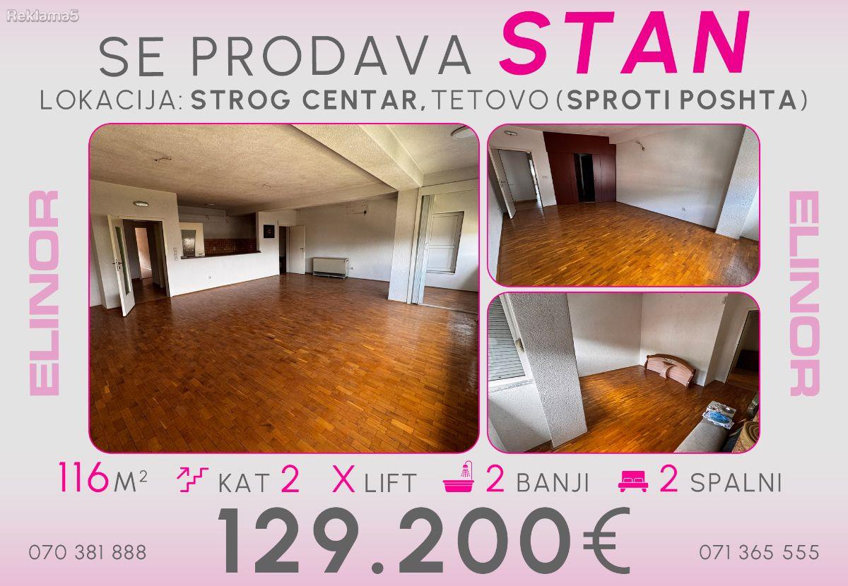 Se prodava stan vo strog centar vo Tetovo