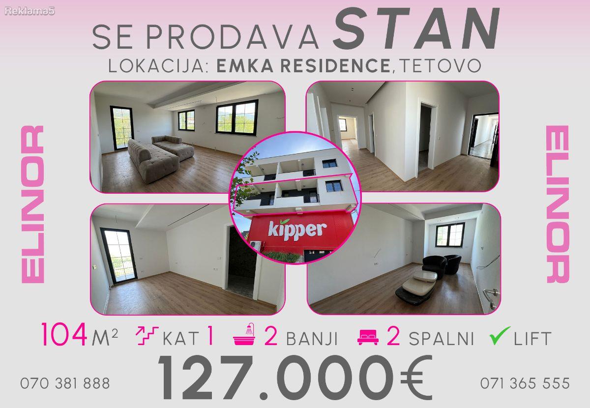 Se prodava stan vo Emka Residence vo Tetovo