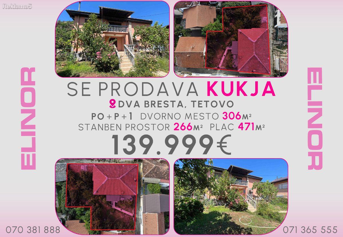 Se prodava kukja vo naselba Dva Bresta