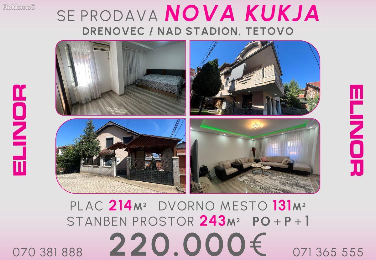 Se prodava nova kukja vo Drenovec, Tetovo