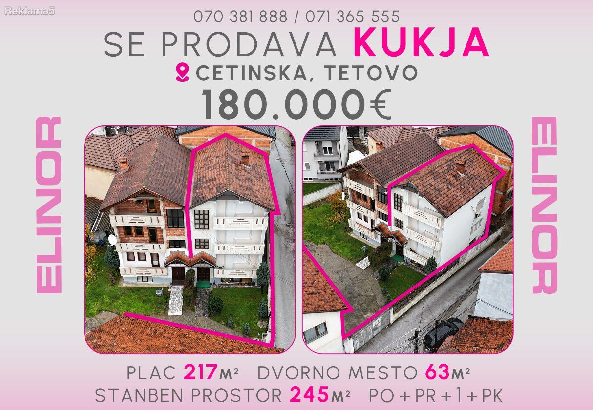 Se prodava kukja vo Cetinska, Tetovo