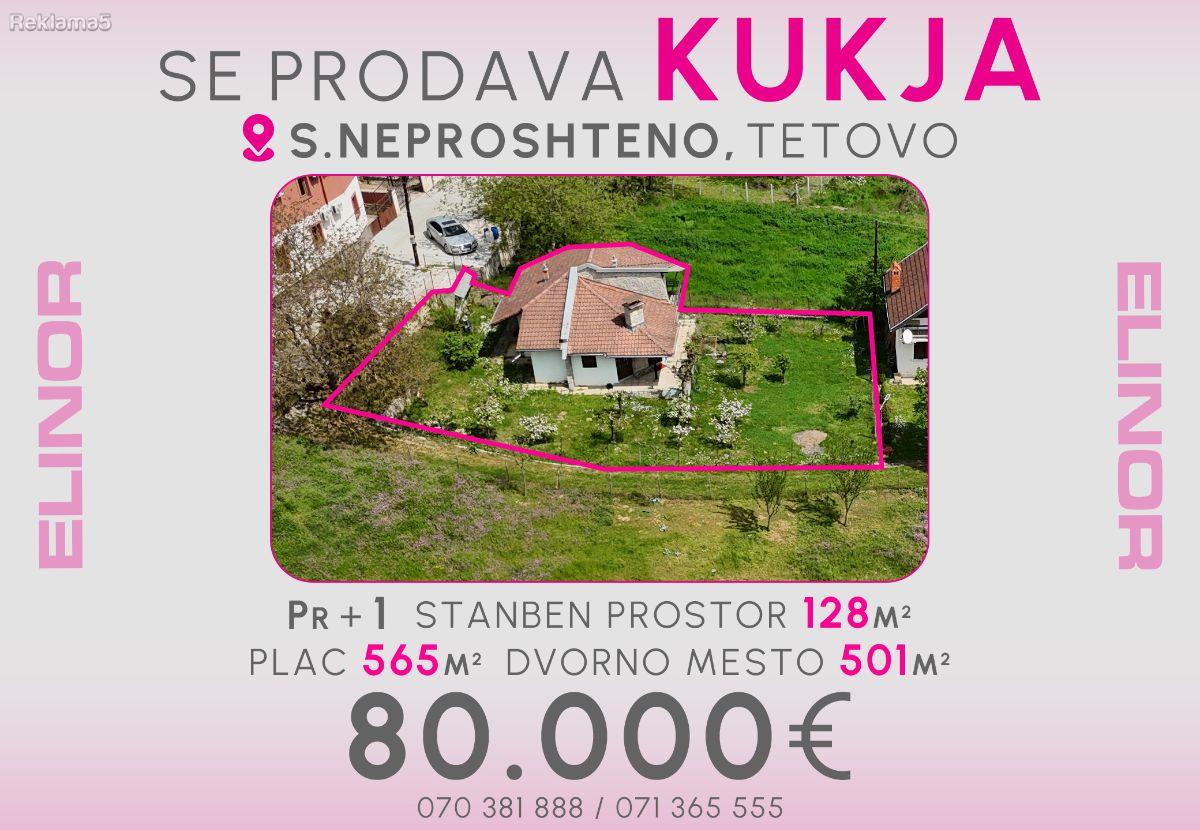 Se prodava kukja vo s. Neproshteno - Tetovo