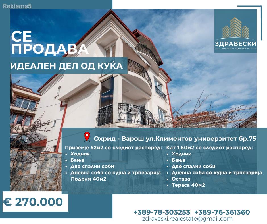 Kukja od 152m2 vo Varos - ZDRAVESKI