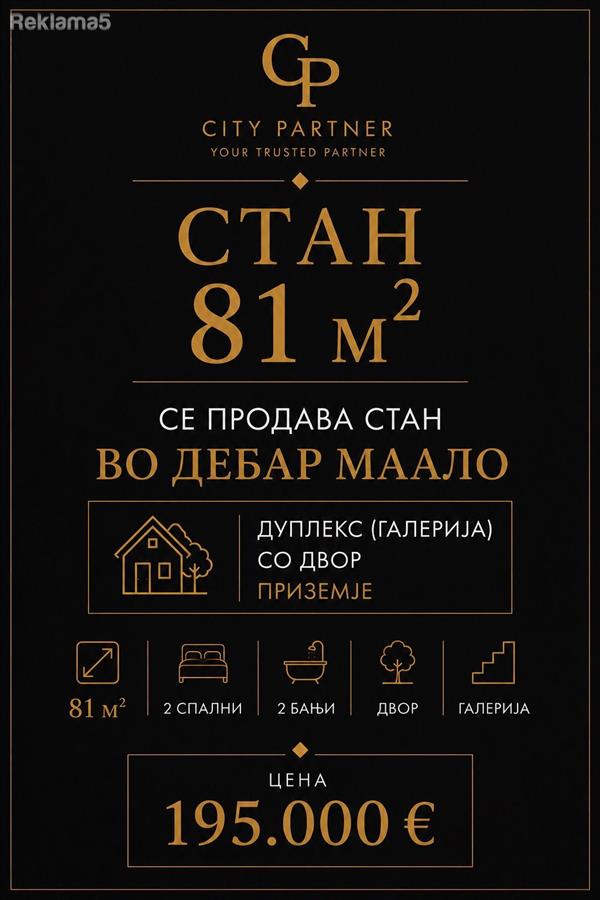 EXKlUZIVNI STANOVI VO GRADBA VO DEBAR MAALO