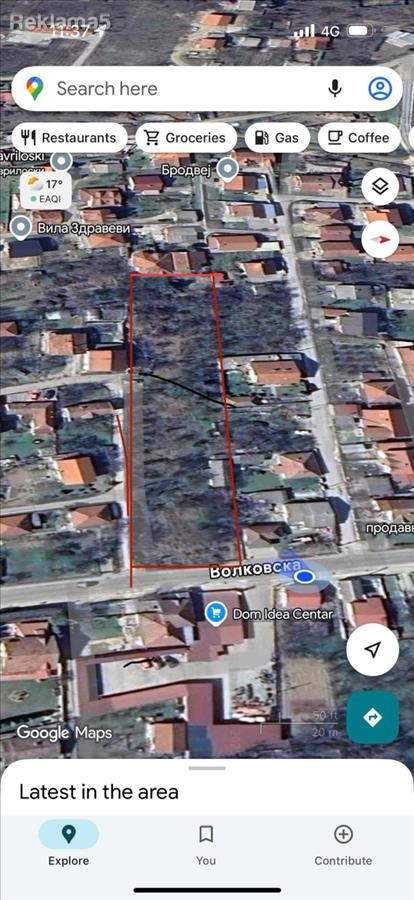 Plac vo volkovo na glavna ulica